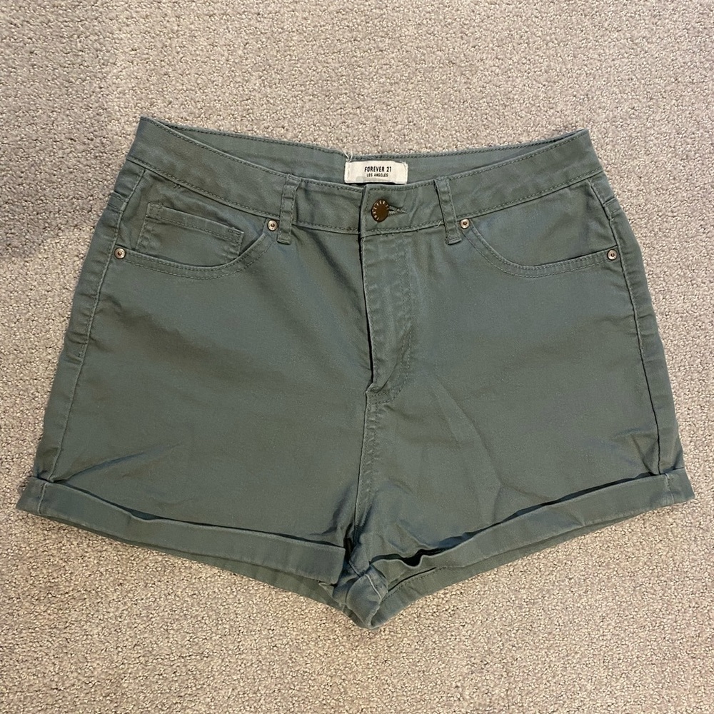 Forever 21 Hunter Green Shorts